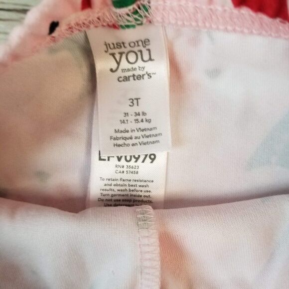 5/$25 -3T Pink Carter's pajama pant - Picture 2 of 3